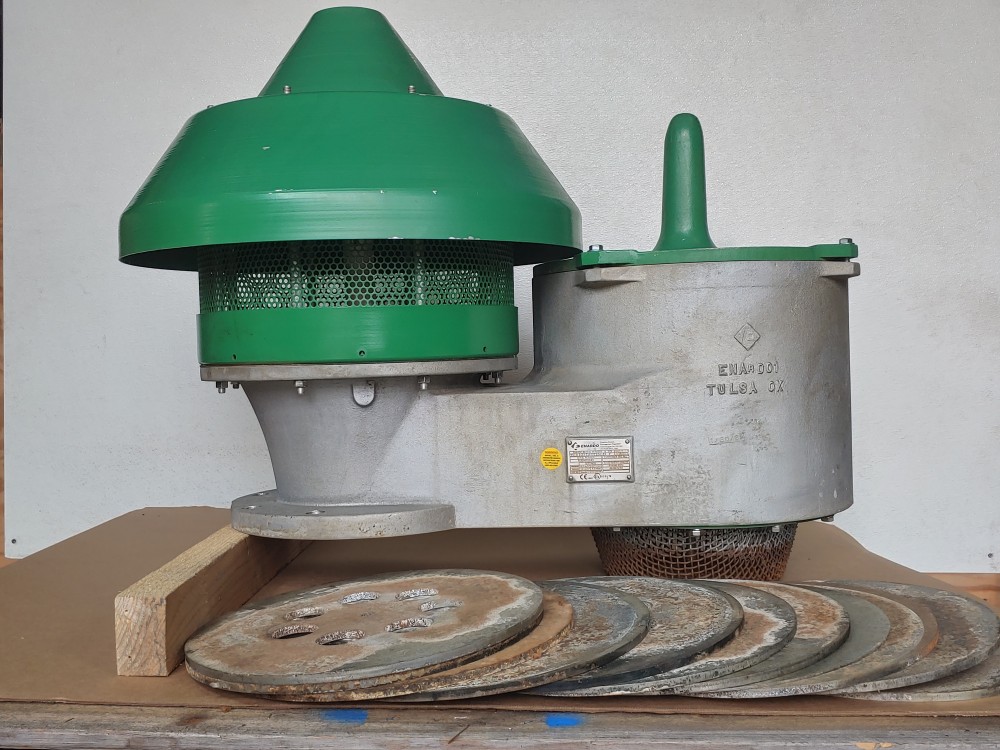 Enardo 8" 150# Aluminum Pressure Vacuum Relief Vent Valve 950-8-1133-Z16.0