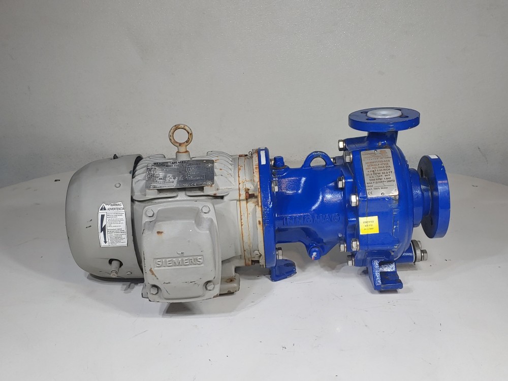 Flowserve Innomag  AA-1.5X1X6" Sealless Centrifugal Pump w/3HP Motor