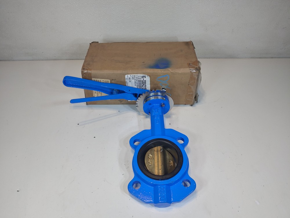 KF 3" 150# Wafer Butterfly Valve RF Locking Lever 200 PSI Model KF- BG0300422125