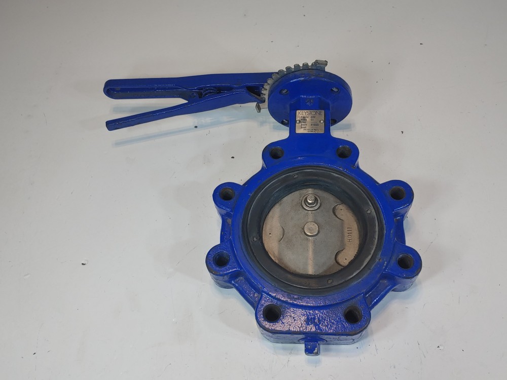 Keystone 4" CI 304 SS 250 PSI Butterfly Valve Figure#: 222