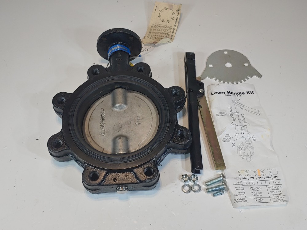 Milwaukee 6" 200 PSI Butterfly Valve