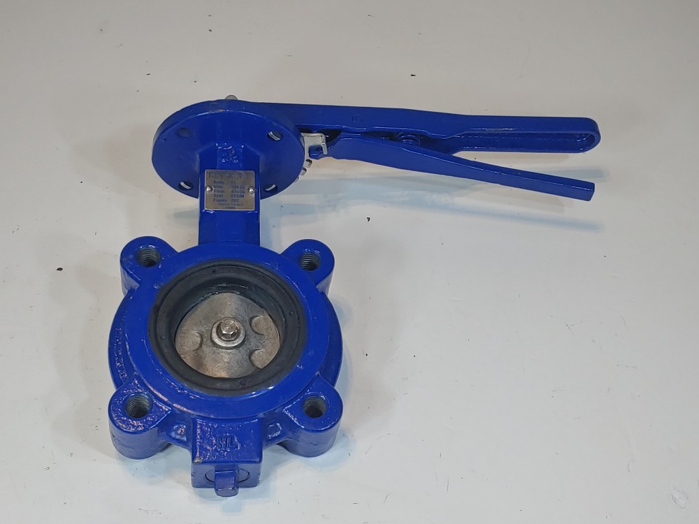 Keystone 2-1/2" CI / 316SS 250 PSI Butterfly Valve Figure#: 222