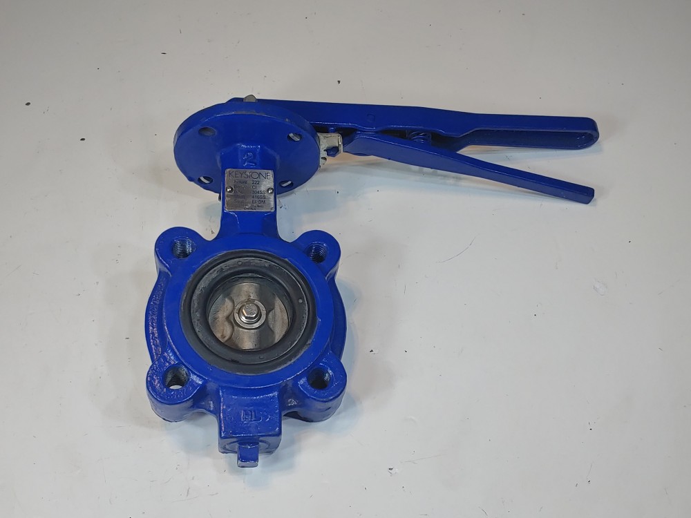 Keystone 2" CI / 304SS 250 PSI Butterfly Valve Figure#: 222