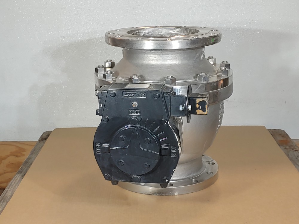 Warren 10" 150# CF8M 2-PC Full Port Ball Valve Figure: 6156FS-G w/ Gear Operator