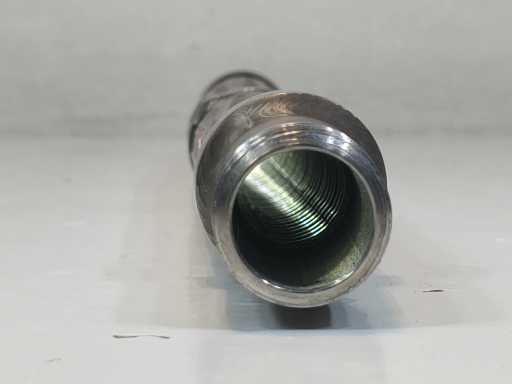 Branham Corp. Braided Flex Hose 3/4" x 18" 321SS, Fitting 3/4" MNPT Both Ends