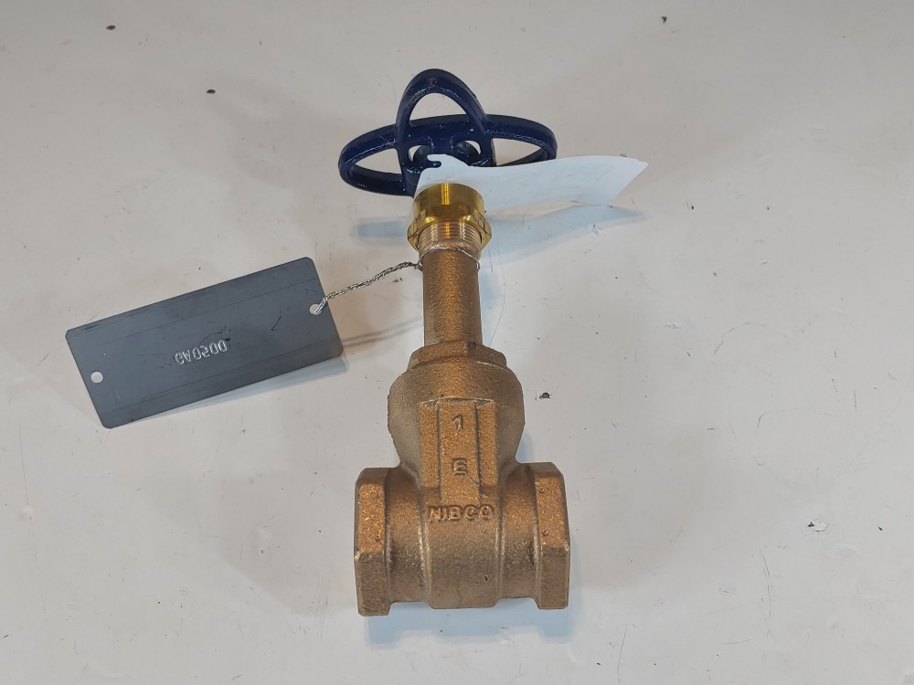 Nibco 1" Bronze Port FNPT gate Valve MSS SP-80 / T-111