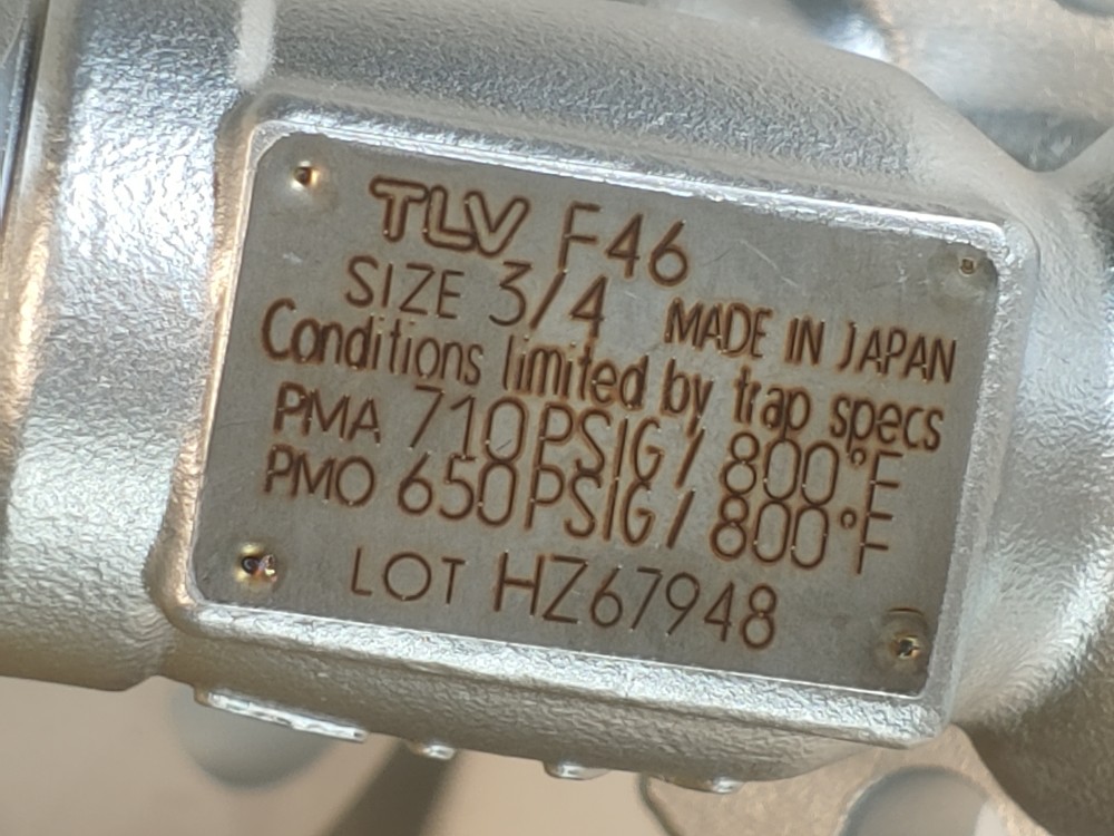 TLV 3/4" NPT F26 Quick Trap Connector Body w/Blow Down Valve