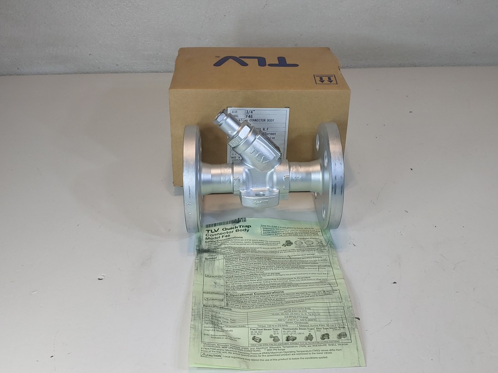 TLV 3/4" NPT F26 Quick Trap Connector Body w/Blow Down Valve