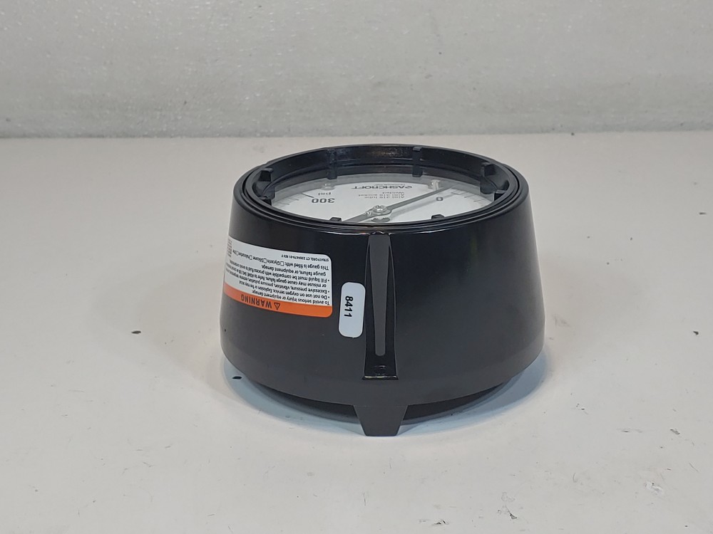 Ashcroft 45-1279-SS-04L-300# Pressure Duraguage 0-300psi 4.5 Dial 1/2" NPT LM