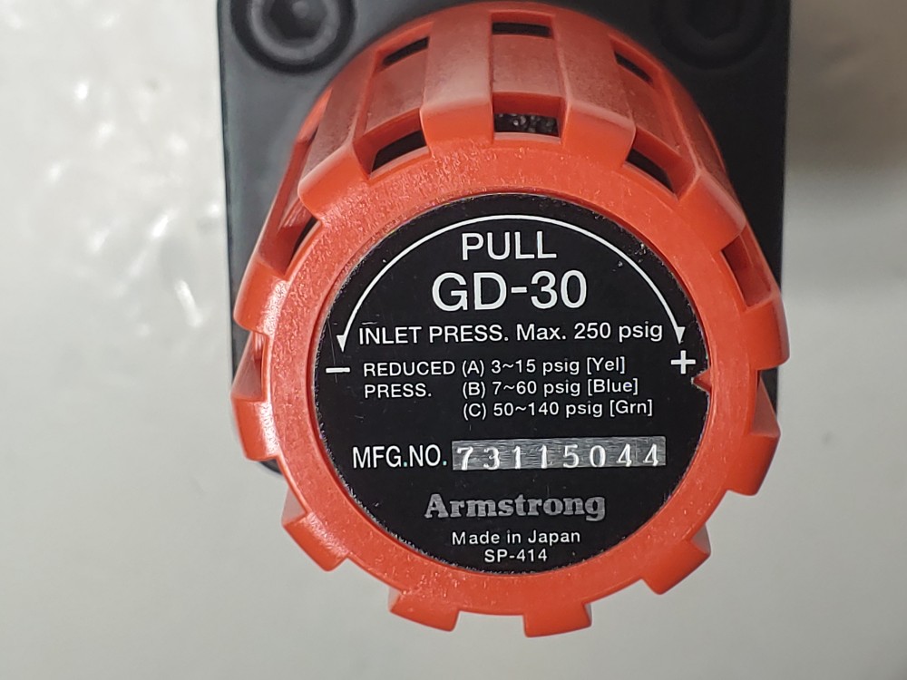 Armstrong GD-30 1/2" NPT Pressure Regulating Valve  3-15 PSIG