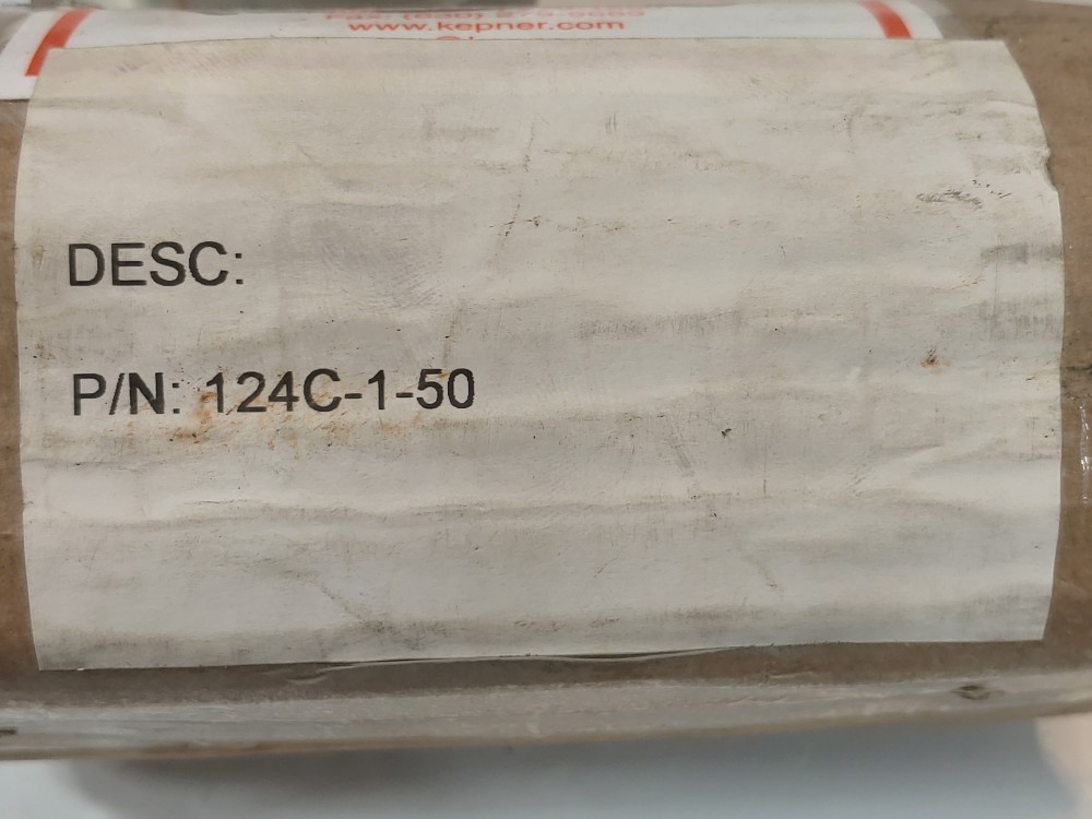 Kepner Kep-O-Seal Relief Check Valve 124C-1-50 