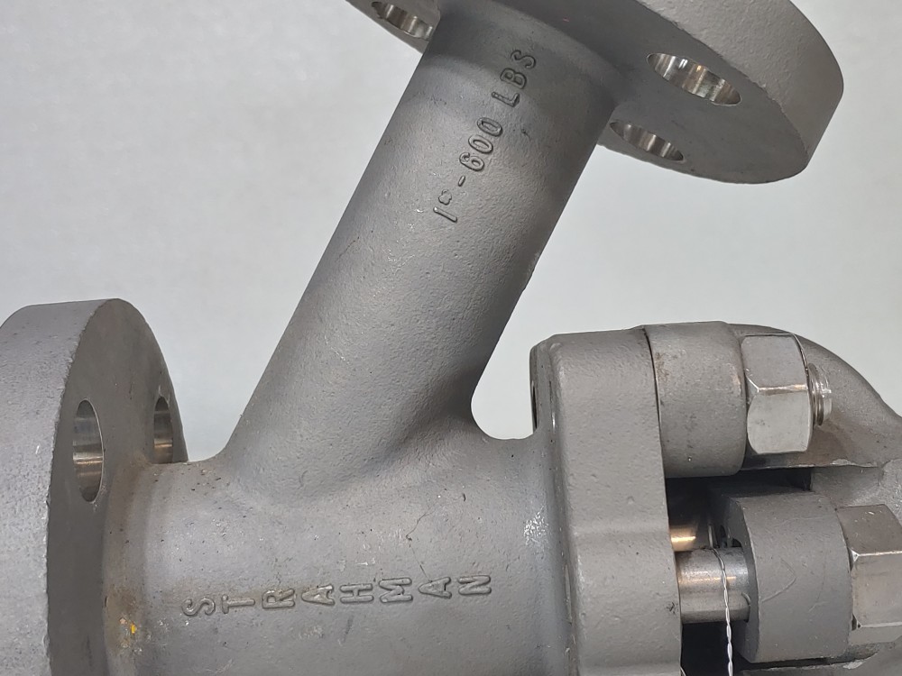 Strahman 1" 600# FLG Sampling Valve w/Rotork Gear & Babbitt Chain Sprocket Rim
