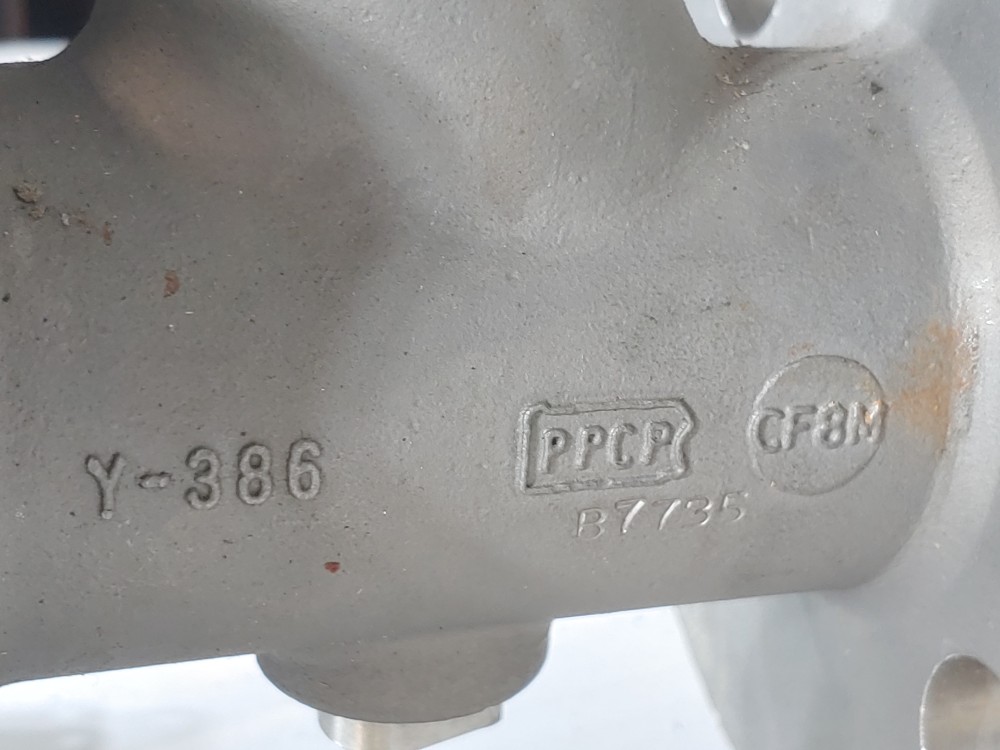 Strahman 1" 600# FLG Sampling Valve w/Rotork Gear & Babbitt Chain Sprocket Rim