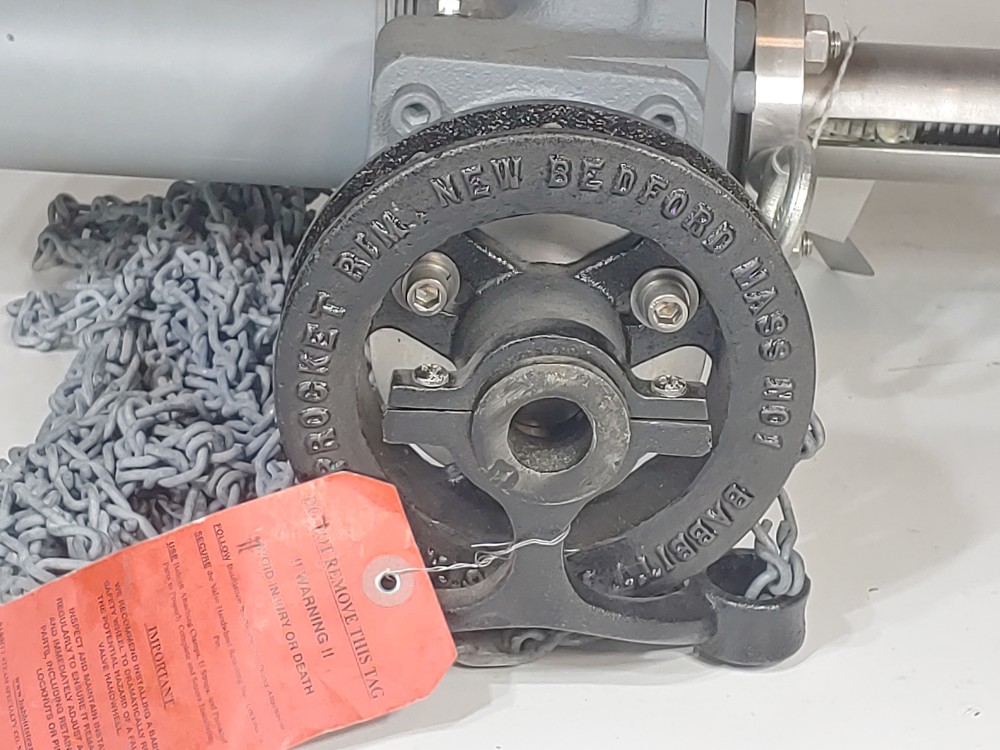Strahman 1" 600# FLG Sampling Valve w/Rotork Gear & Babbitt Chain Sprocket Rim