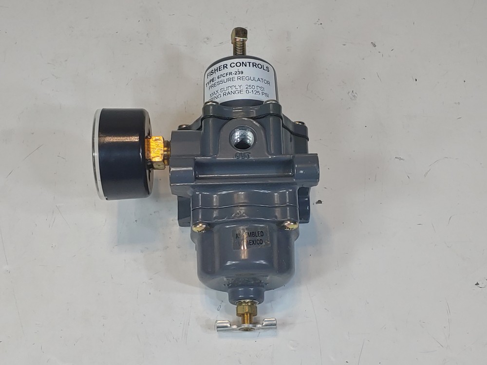 Fisher 67CFR - 239 Filter Pressure Reducing Regulator Valve