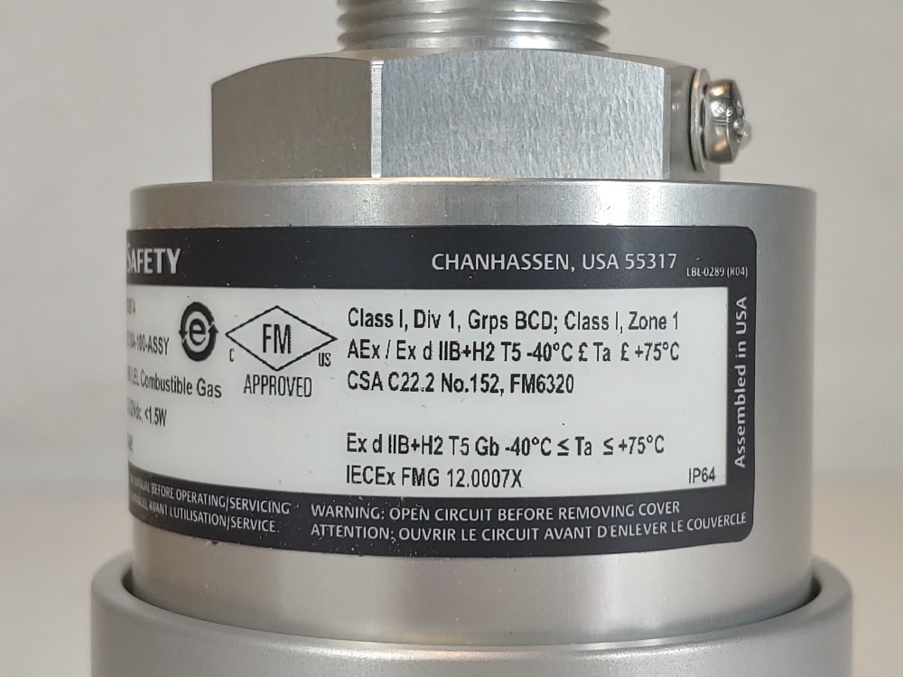 Net Safety Catalytic Bead Combustible Gas Sensor SC310A-100-ASSY