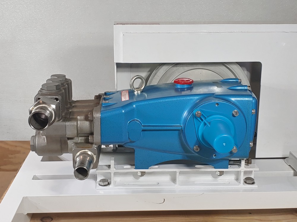 Cat Pump 3500 Series Triplex Plunger Pump 1-1/2"" FNPT x 1" FNPT w/20HP Baldor 