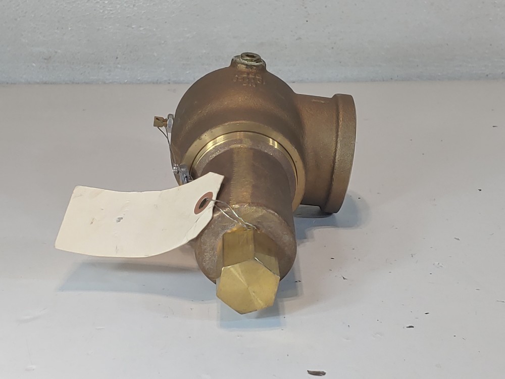 Kunkle 1-1/4" X 2" Safety Relief Valve Model#: 913BGFM01-JE, 50 PSIG