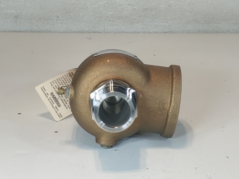 Kunkle 1-1/4" X 2" Safety Relief Valve Model#: 913BGFM01-JE, 50 PSIG
