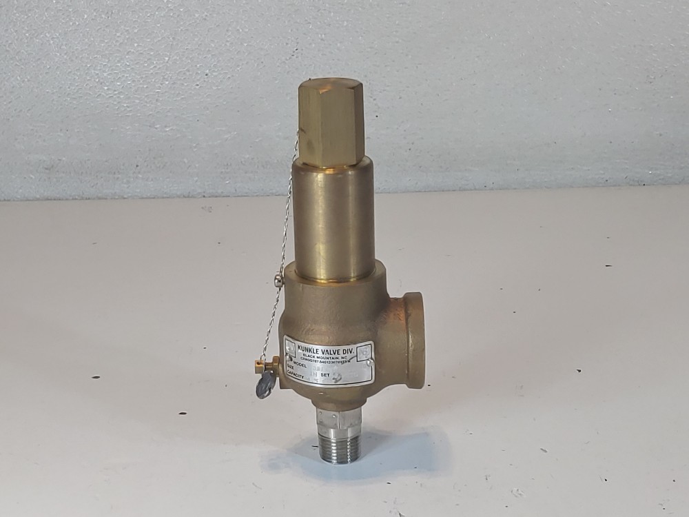 Kunkle 1/2" X 1" Safety Relief Valve Model#: 913BDCM12-JE0050