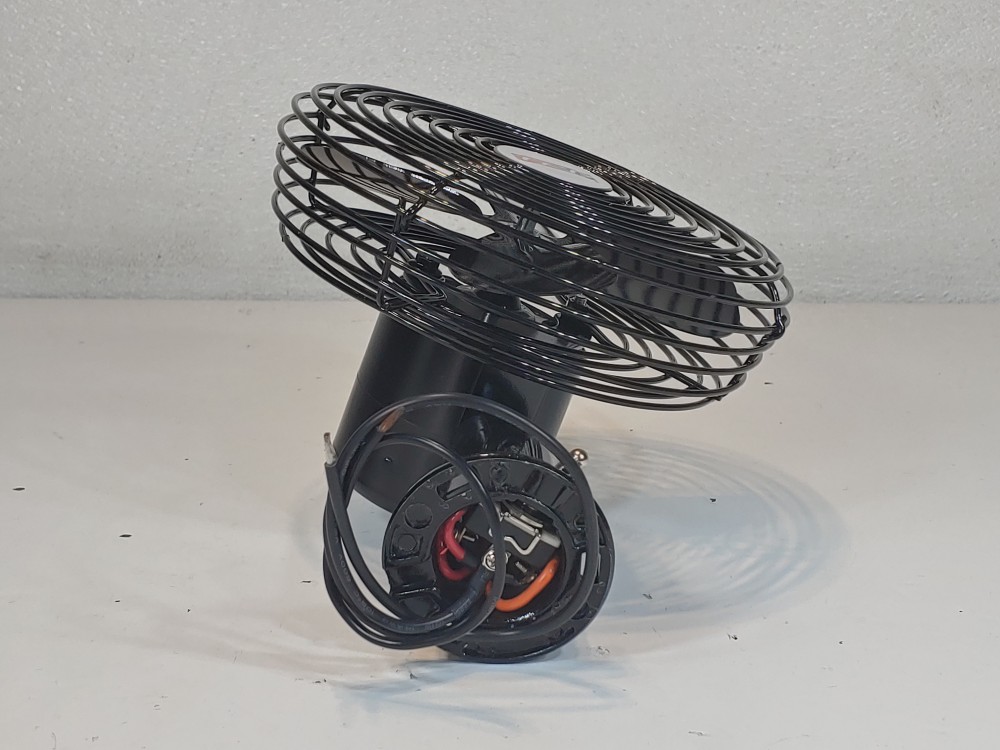 TRP 7" Heavy Duty Defrost Fan Black 12V w/ Swivel Base HD10150 / PN# 756726C