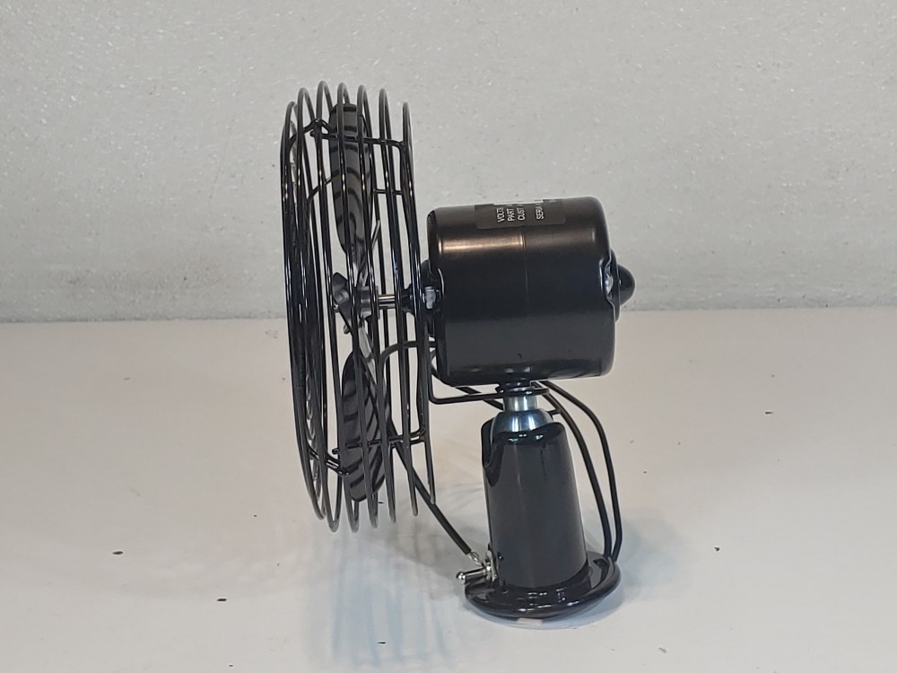 TRP 7" Heavy Duty Defrost Fan Black 12V w/ Swivel Base HD10150 / PN# 756726C