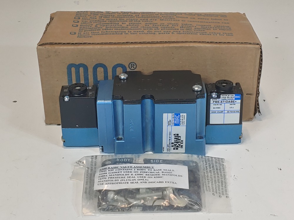 MAC 6321D-000-PM-871DA Pneumatic Solenoid System