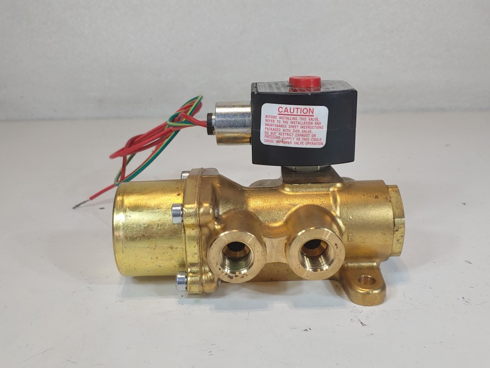Asco 3/8" 4-Way Solenoid Valve EF8003G1 / EF8344G072