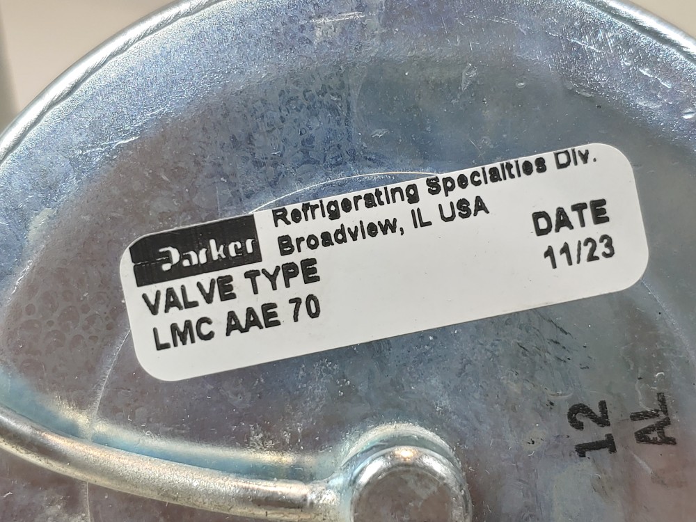 Parker 3/8" Control Refrigerating Specialties Valve Type LMC AAE 70