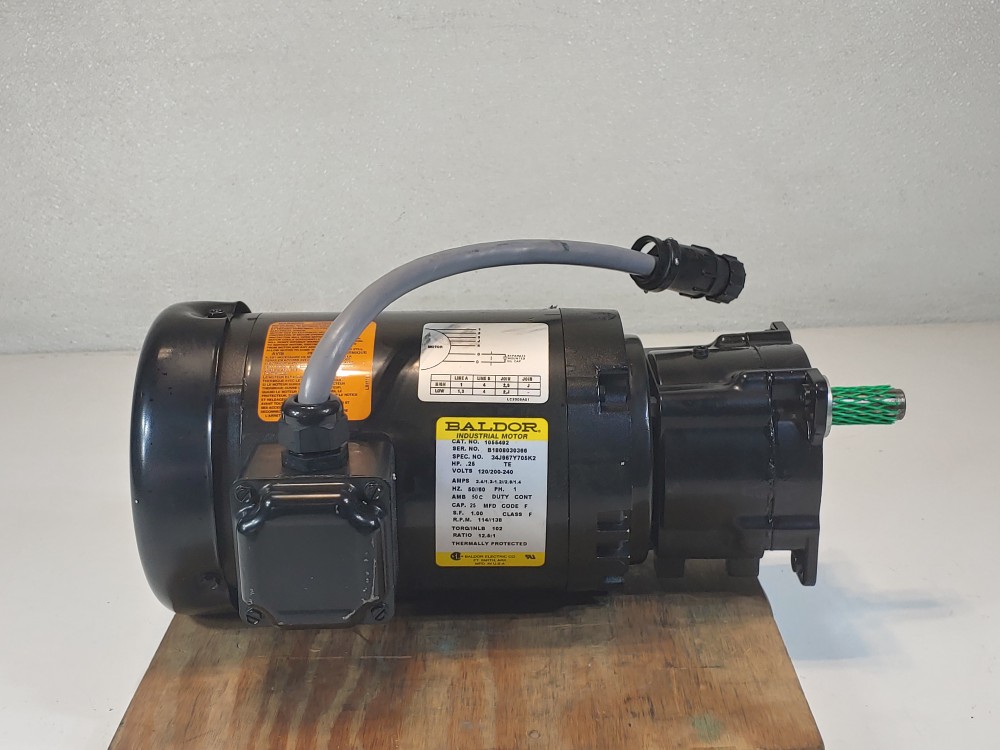 Baldor .25HP 1-Phase Motor 1055492 (34J967Y705K2)