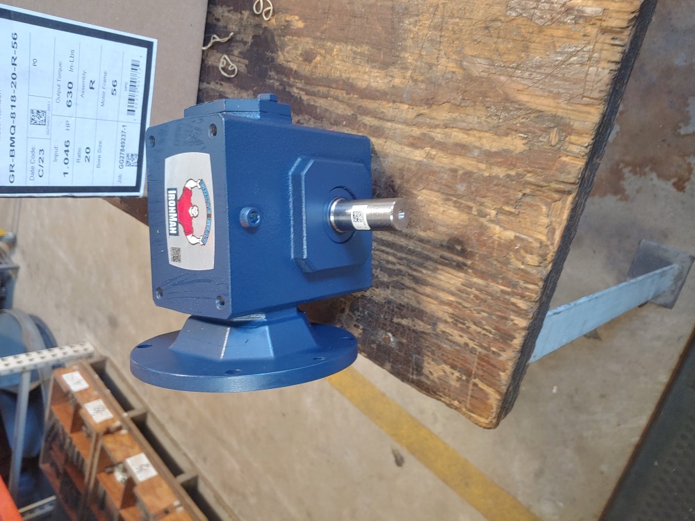 Grove Ironman Worm Gear Reducer GR-BM0-818-20-R-56 Ratio 20