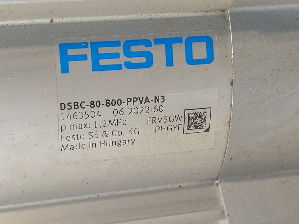 Festo Pneumatic Air Cylinder DSBC-80-800-PPVA-N3