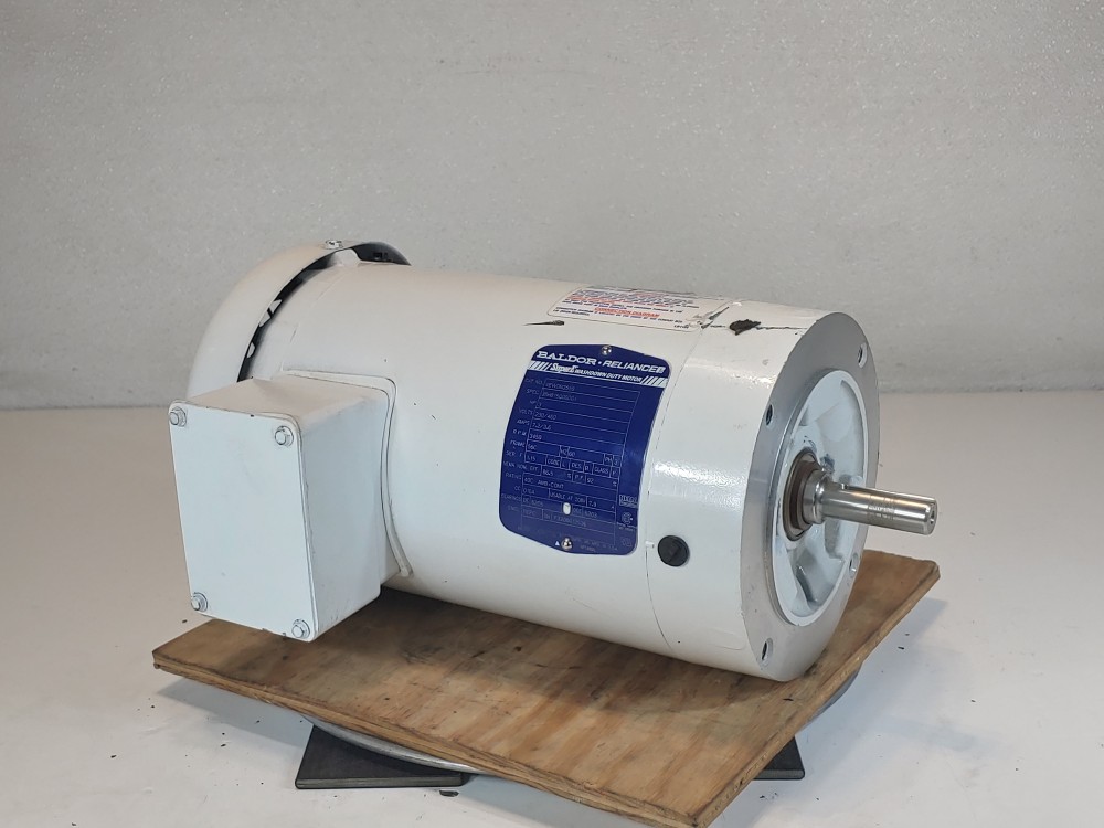 Baldor 3HP 3450 RPM Electric Motor Frame:56C Cat#: VEWDM3559