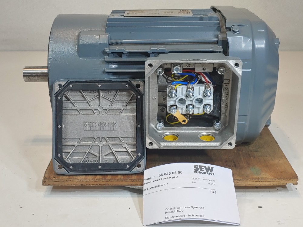 Sew-Eurodrive Motor 3522 RPM, Type DRN90S2/FC