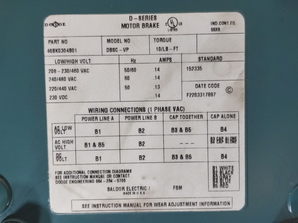 Baldor Reliance 2HP Severe-E  Duty Motor 1750 RPMS CEDM3558T-D