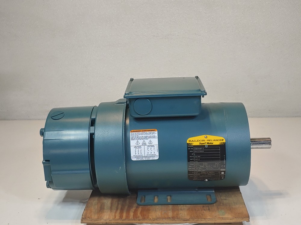 Baldor Reliance 2HP Severe-E  Duty Motor 1750 RPMS CEDM3558T-D