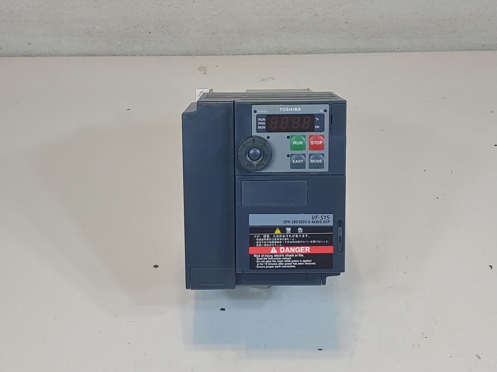 Toshiba Transistor Inverter 3HP Model#: VFS15-4004PL-W1
