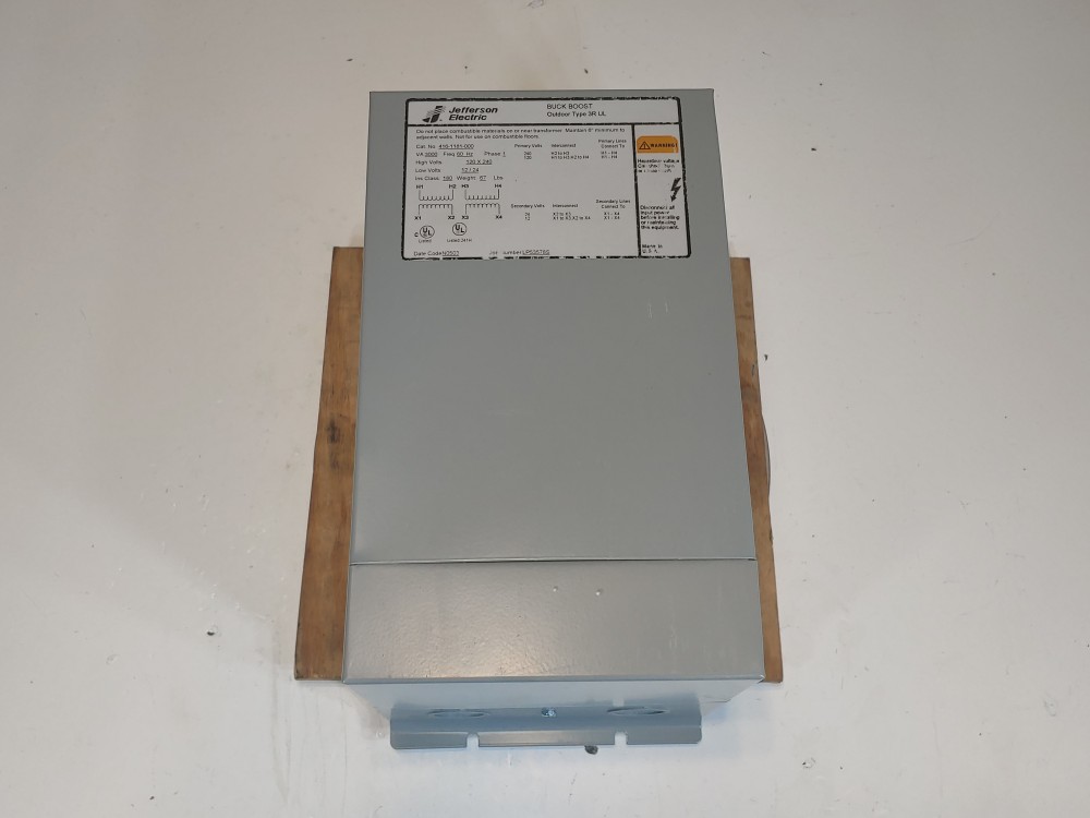 Jefferson Electric Buck Boost Outdoor Transformer Type 3R UL 416-1181-000