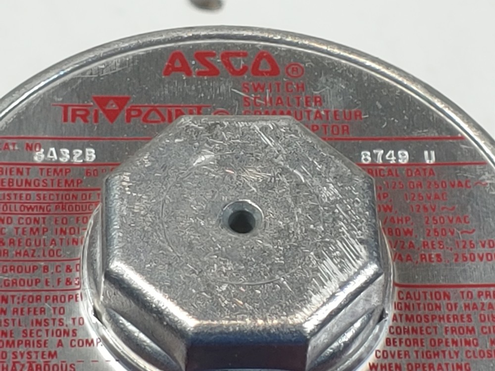 Asco Tri-Point SA32B Pressure Switch w/ Asco TD30A11 Sensor