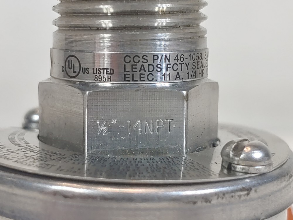 CCS Model#: 611GE8003 Pressure Switch 
