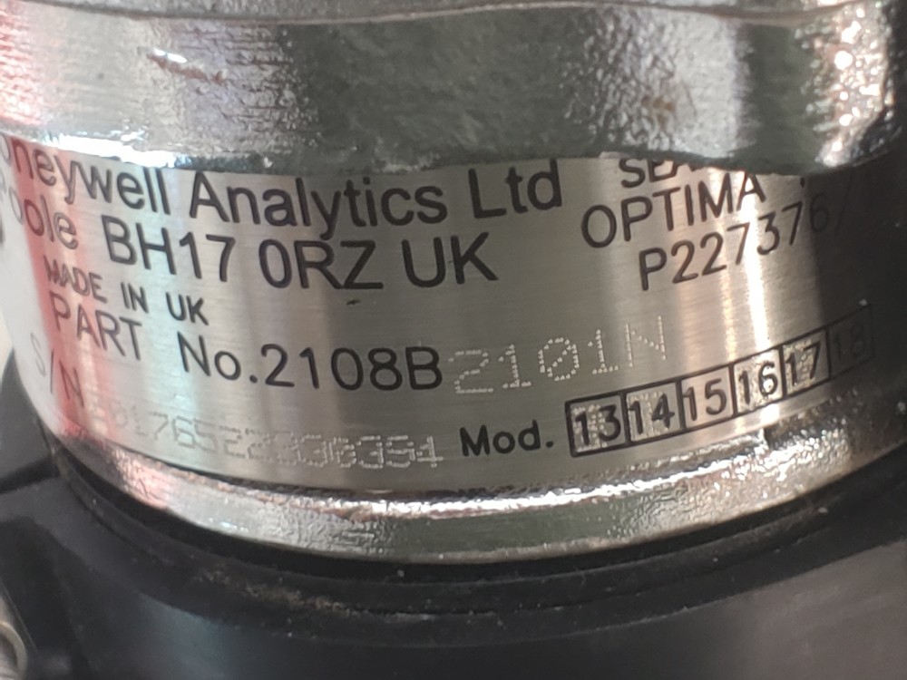 Honeywell Searchpoint Optima Plus Gas Detector PN#: 2108B2101N