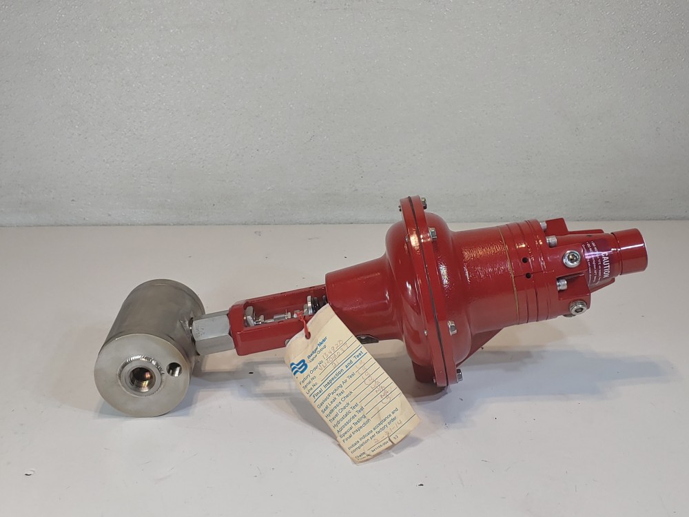 Badger Meter 1002GCN36SVOPGLN36 Valve Actuator w/1/2" X 1/4" Control Valve 316