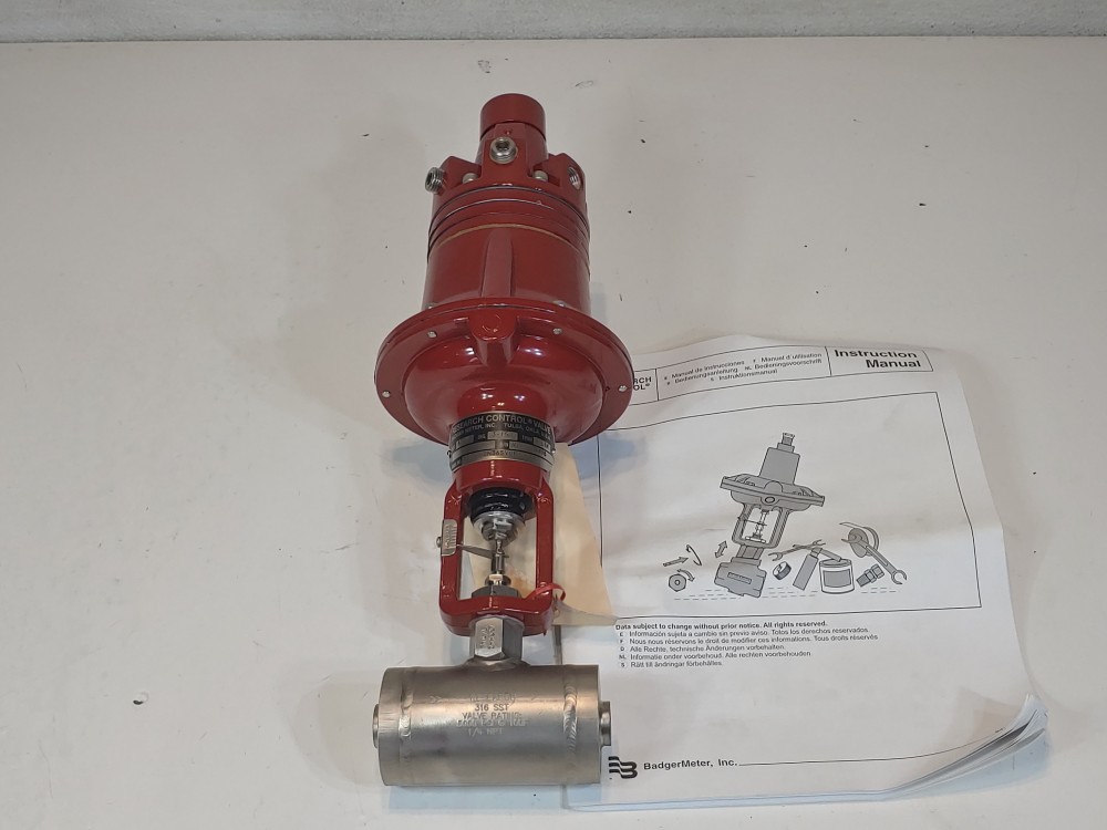 Badger Meter Type BLRA / Model 4 Valve Actuator - 1001-GC-N-36-SV-OP-GLN-36