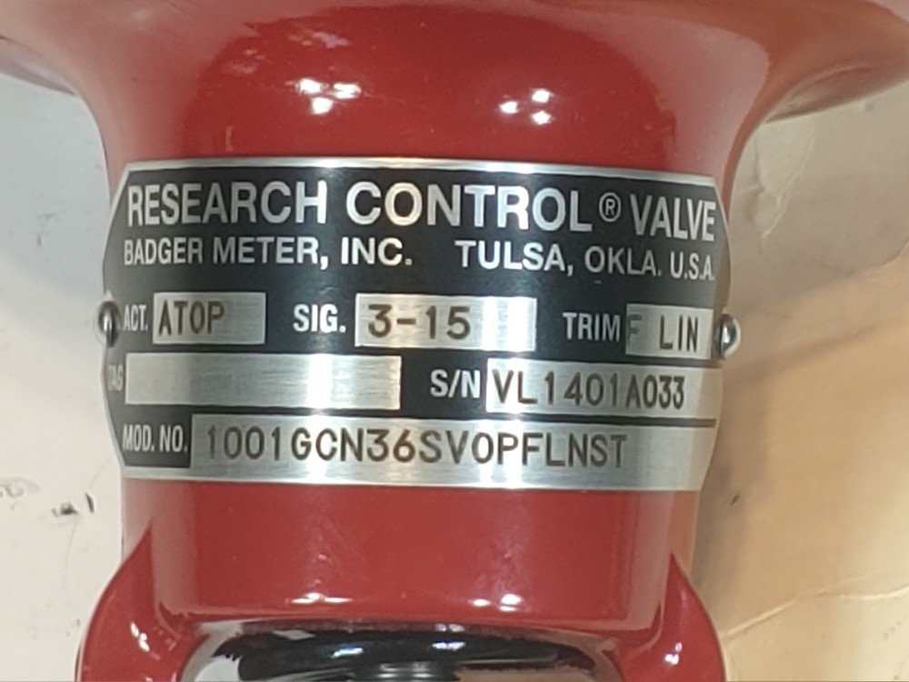 Badger Meter Research Control 1001-GC-N-36-SV-OP-FLN-ST
