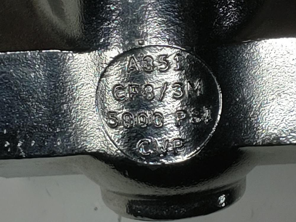 Badger Meter Research Control Valve Actuator Type TLDA/Model 3 1/2" CF8/3M Valve