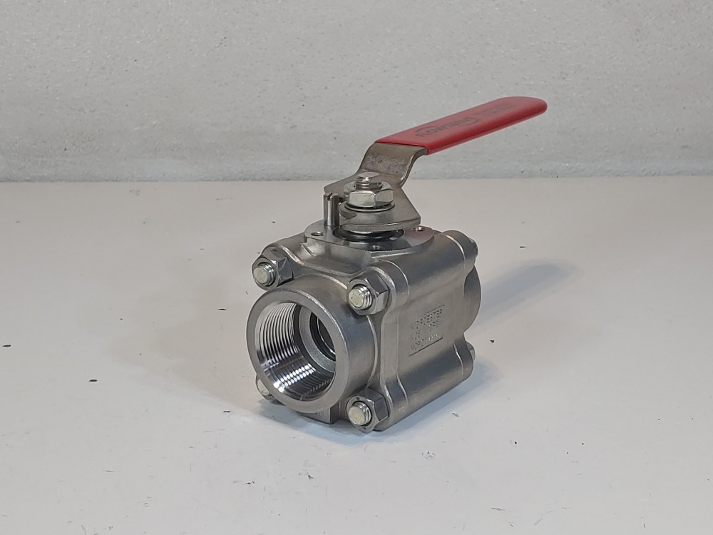 Worcester Flowserve1-1/2"Threaded Reduced Port CF8M Ball Valve1-1/2CN4466PMSE R7