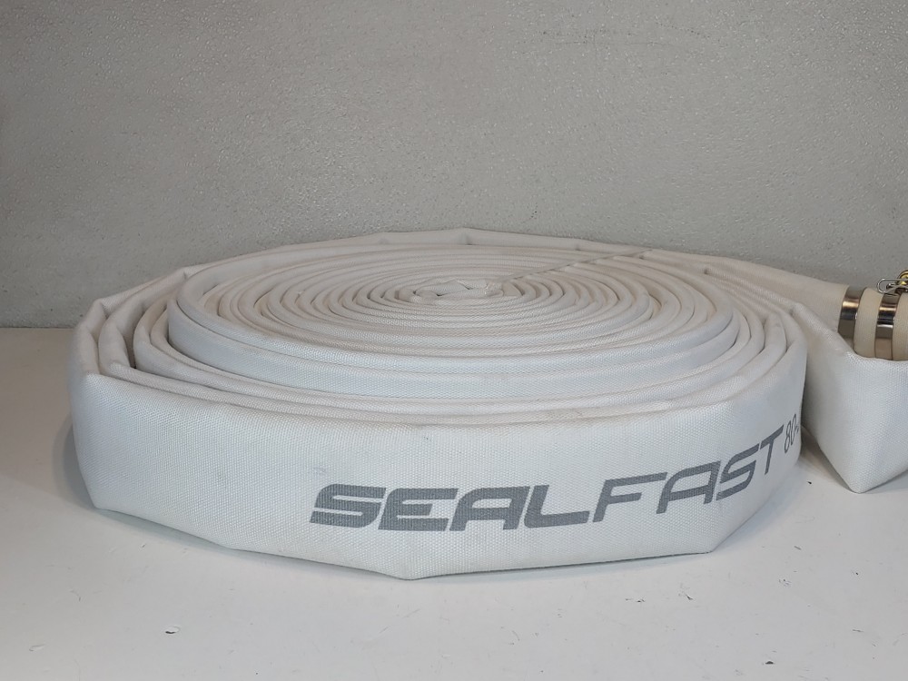 Seal Fast White Mill Hose 830-200DJ100CEAL 2" X 100' MILL Coupled C/E ALUM