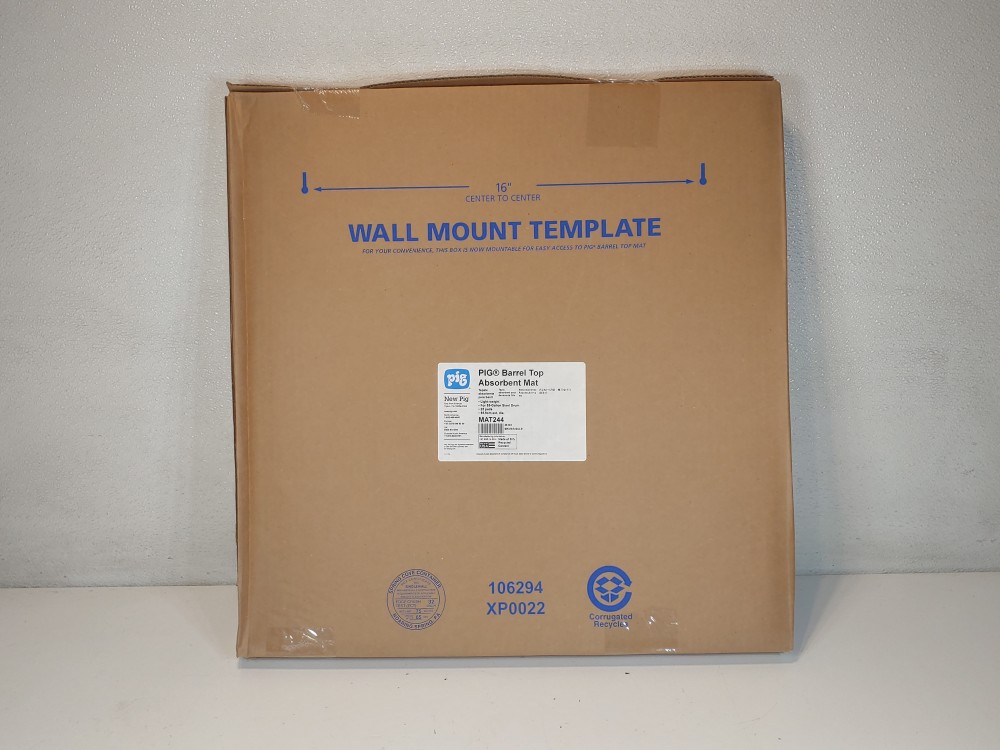 Pig Barrel Top Absorbent Mat PN#: MAT244, 25 Each Box