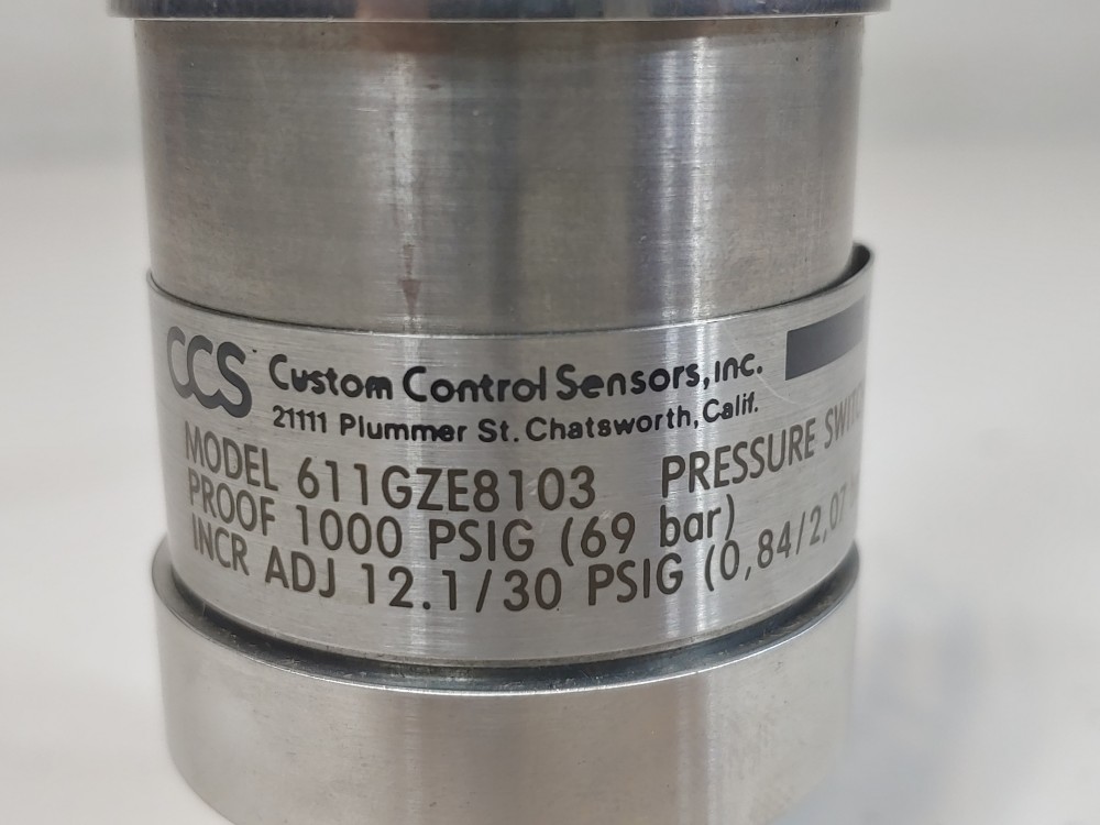 CCS SS Pressure Switch 611GZE8103