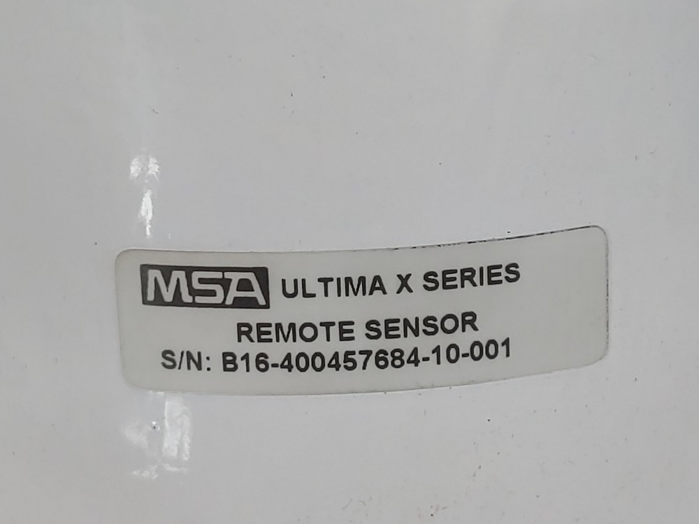 MSA Ultima X Series Remote Gas Sensor Model#: A-ULTIMAX-XP-E-11-F-3-D0000--0-0-C